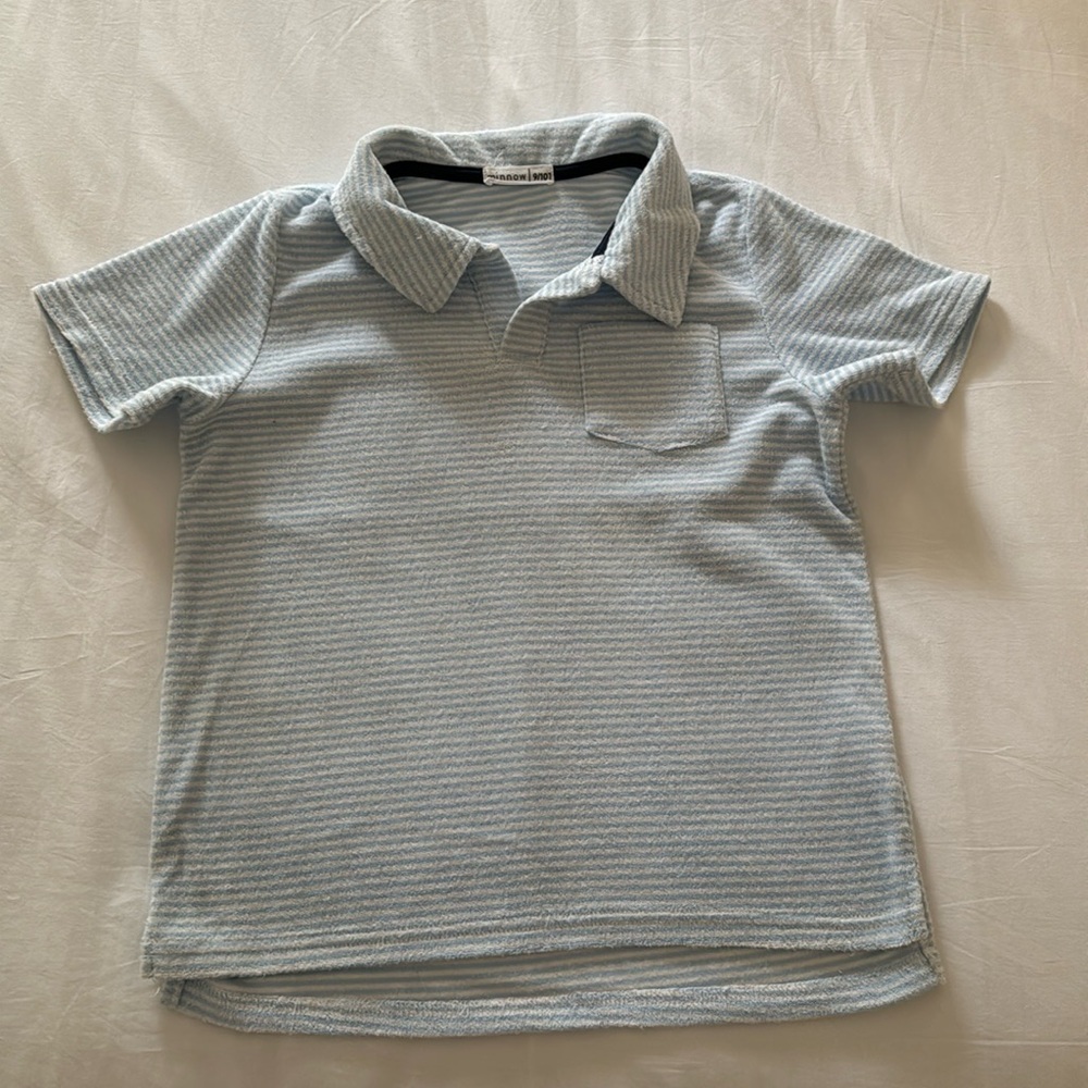 Minnow terry cloth polo shirt